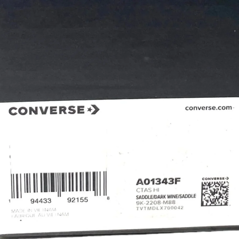 Converse Ctas High Top Sneakers Skate For Men Casual Shoe Brown Canvas A01343F - Picture 10 of 10
